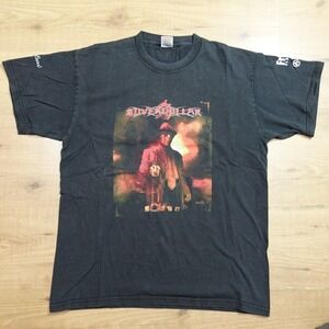 Silverdollar Morte Album T‎ Shirt Mens Large Black Promo Tee Heavy Metal Rock